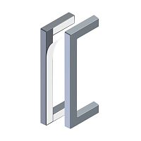 Самоклеючі металеві ручки Valcomp Herkules GLASS комплект
